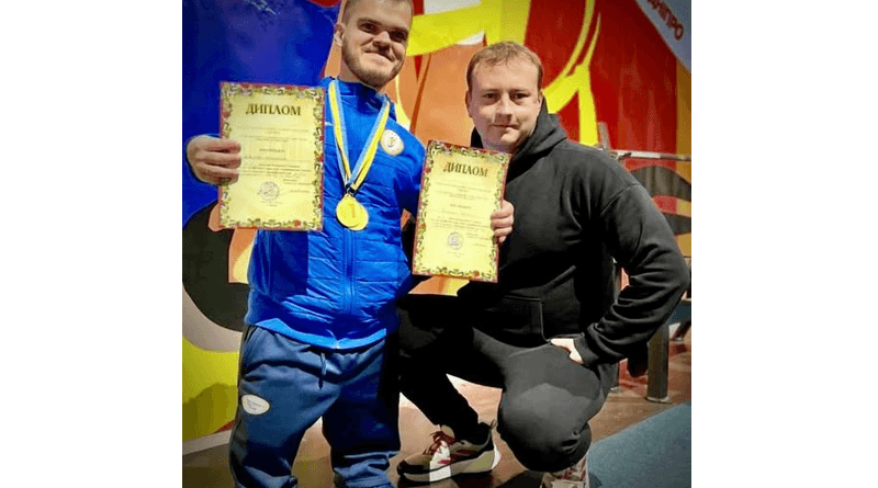 An athlete of Odesa RC “Invasport” won two gold medals at the Ukrainian Para Powerlifting Championship