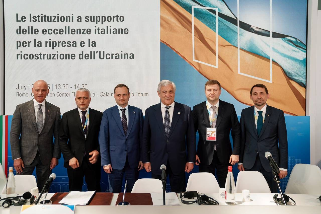 Італія підтримує відновлення України!