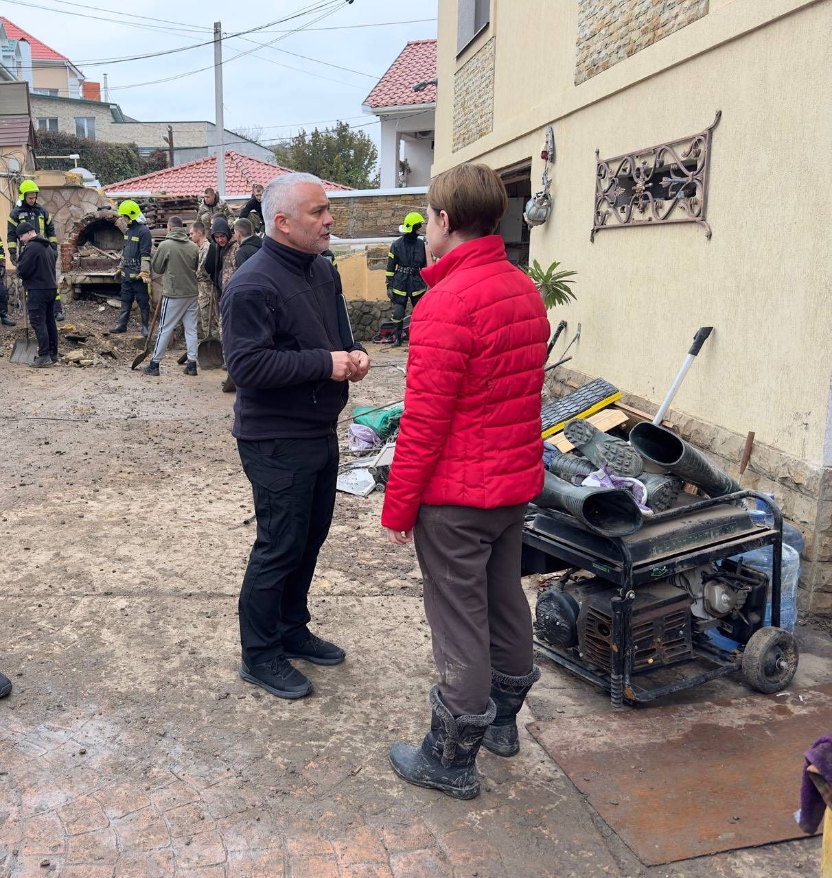 Олег Кіпер знову був у районах нашого міста, які найбільше постраждали від негоди.