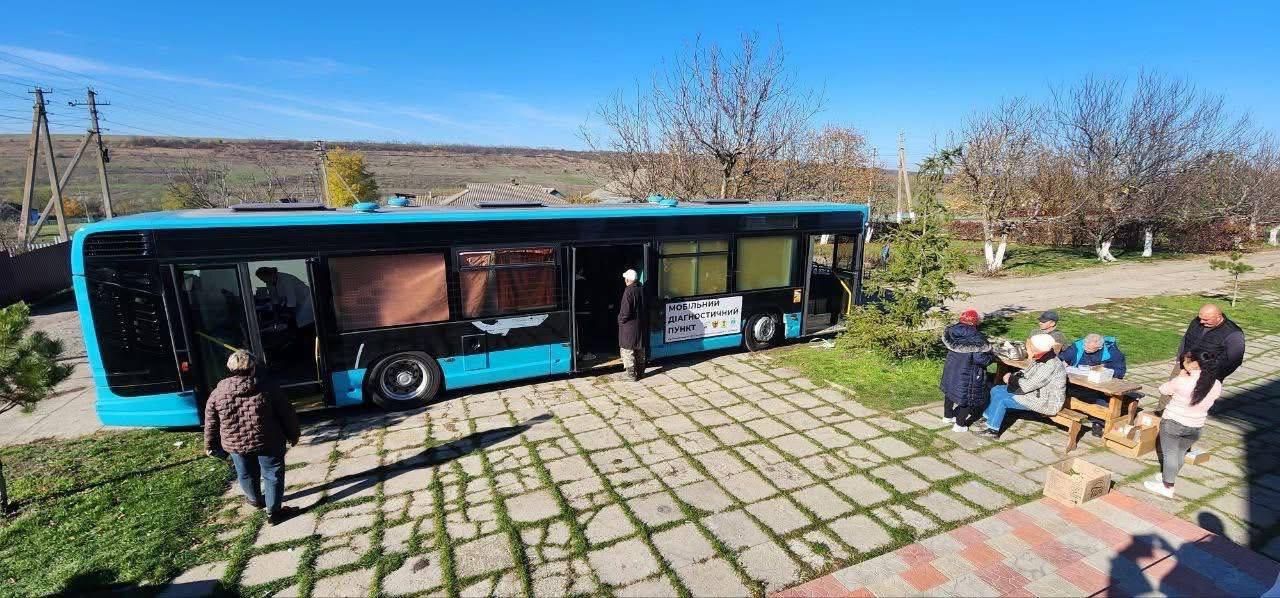 На Одещині запрацював мобільний діагностичний пункт для мешканців Любашівської громади