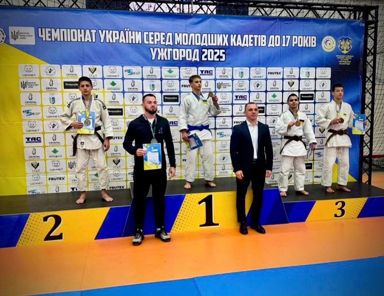 Спортсмени Одещини вибороли чотири нагороди на чемпіонаті України з дзюдо