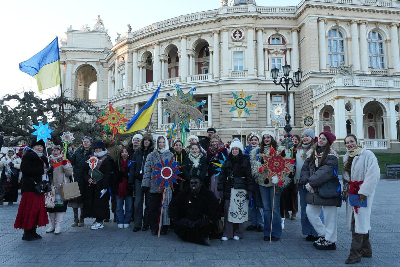 В день Різдва в Одесі відбулася перша спільна коляда!