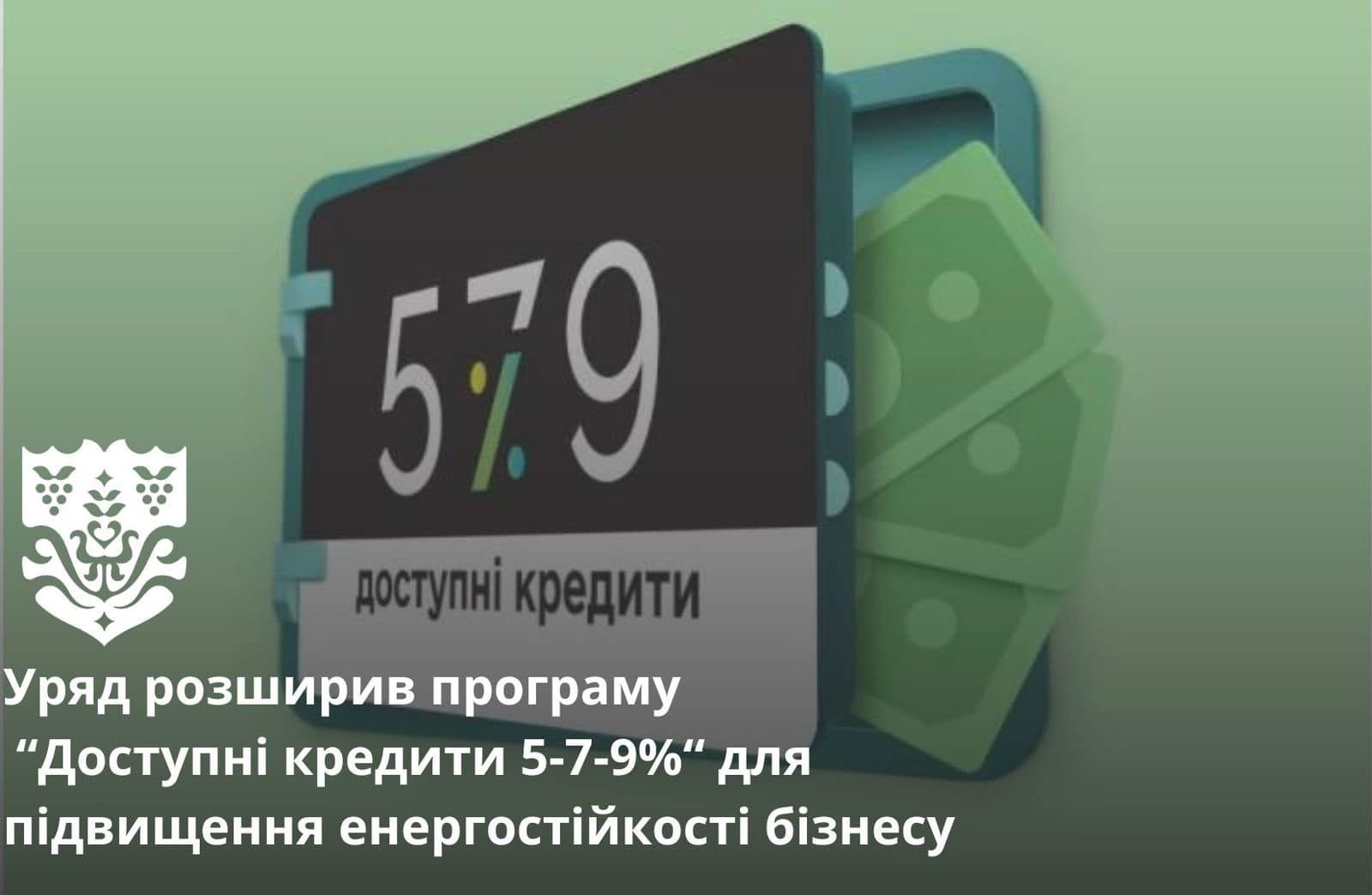Уряд розширив програму “Доступні кредити 5-7-9%” для бізнесу