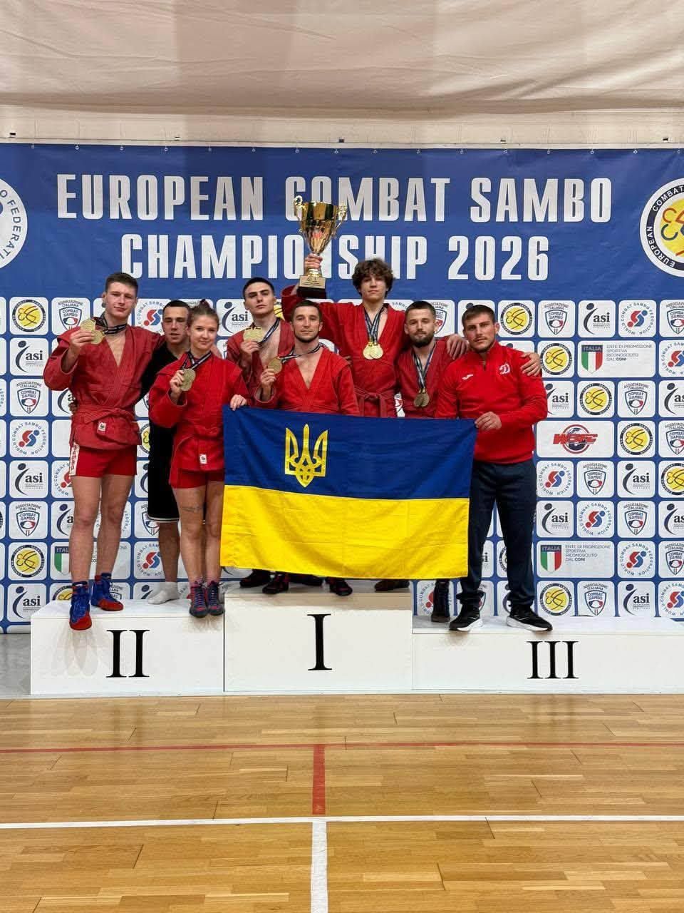 Одещина тріумфує на чемпіонаті Європи з бойового самбо: українські спортсмени здобули командне золото