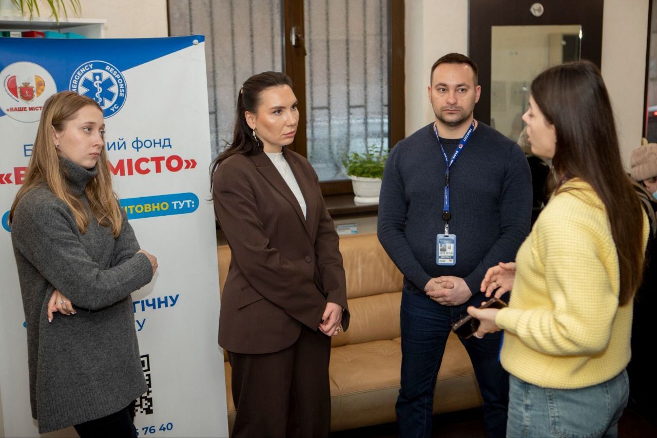 Директорка Департаменту міжнародного співробітництва та протоколу Одеської ОДА Катерина Марченко відвідала БФ "Ваше місто"