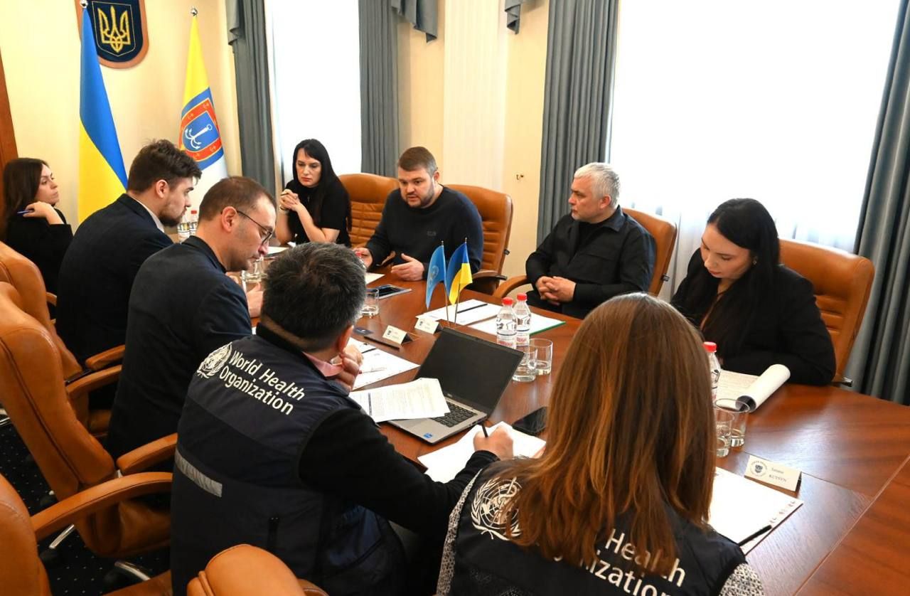 Зустрівся з делегацією Всесвітньої організації охорони здоров’я на чолі з Представником ВООЗ в Україні доктором Ярно Хабіхтом. 