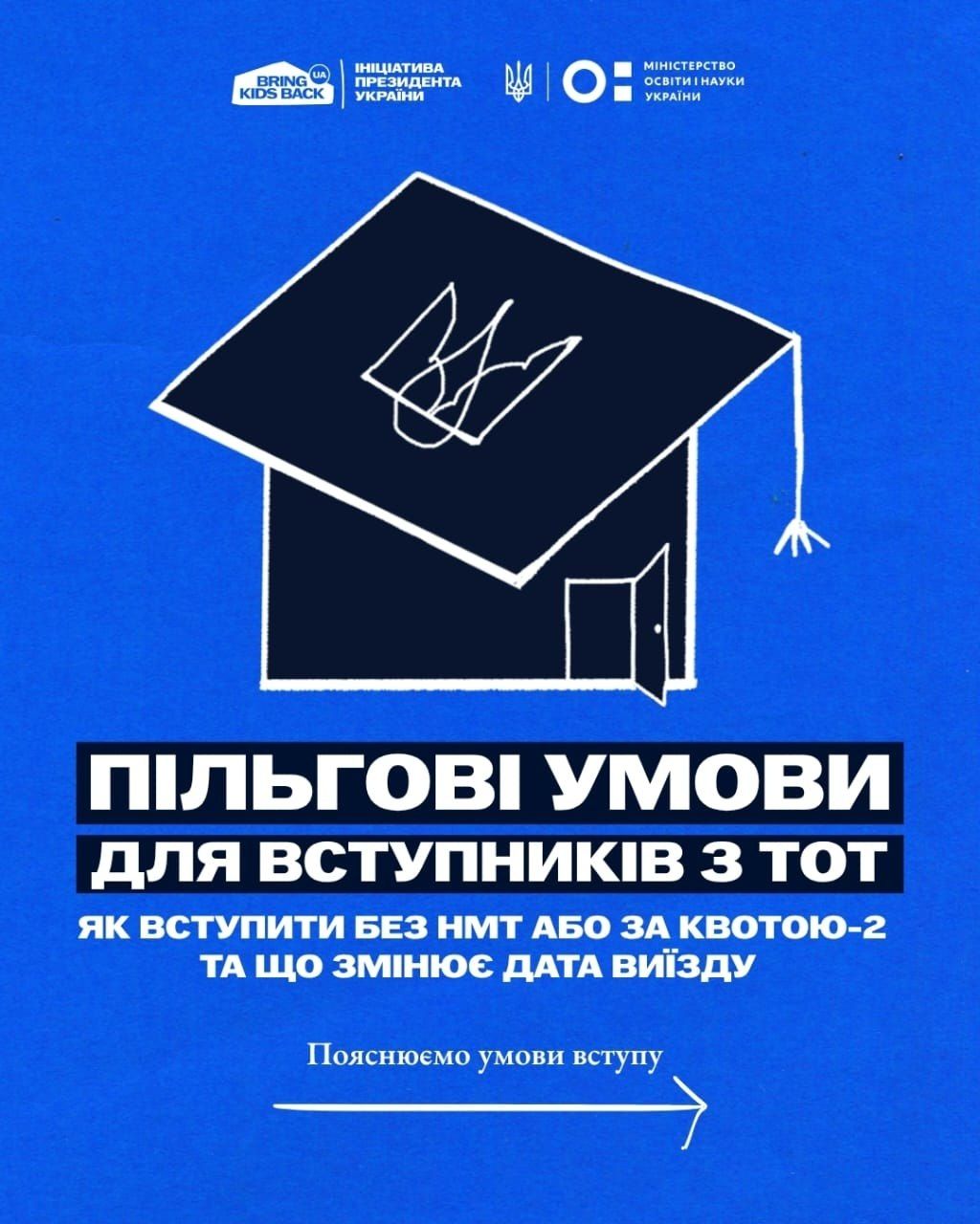 Вступ–2026: що потрібно знати абітурієнтам з ТОТ