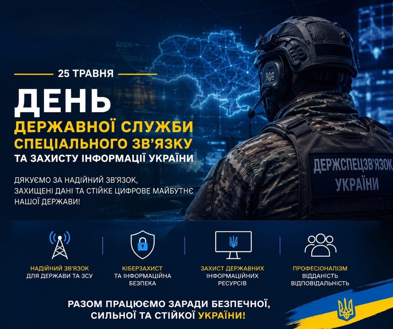 Сьогодні в Україні відзначають День Державної служби спеціального зв’язку та захисту інформації України