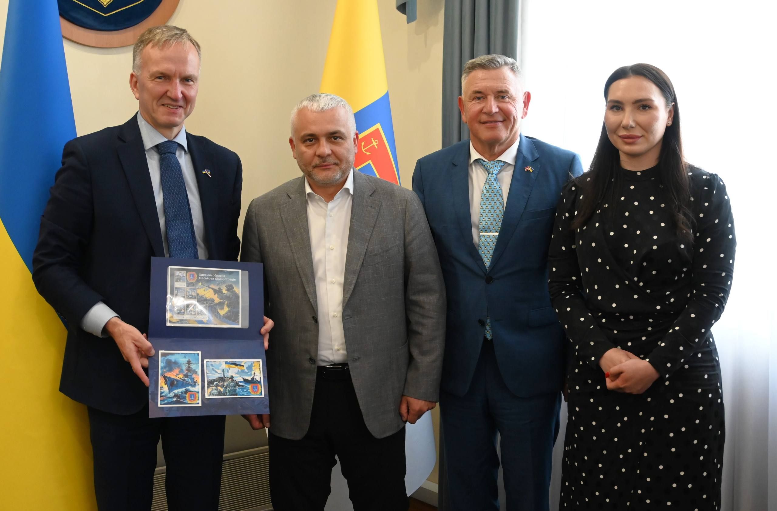 Зустрівся з Надзвичайним і Повноважним Послом Латвійської Республіки в Україні Андрейсом Пілдеговічсом