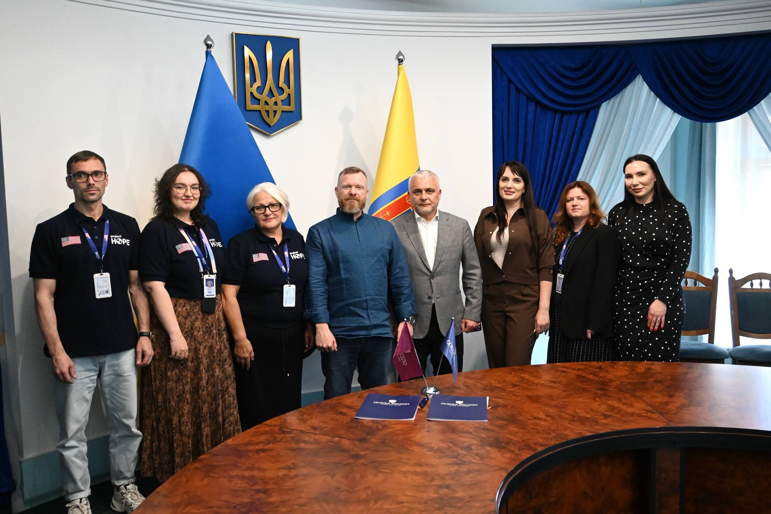Підписали Меморандум про співробітництво з міжнародною організацією охорони здоров’я та гуманітарної допомоги Project HOPE.