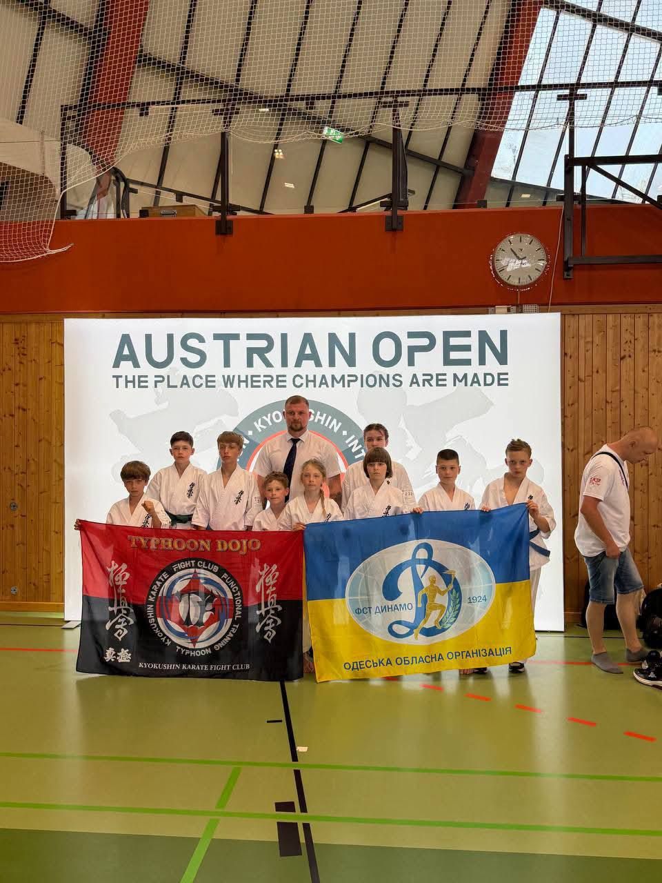 Одеські спортсмени серед переможців міжнародного турніру Austrian Open 2026 з кіокушин карате