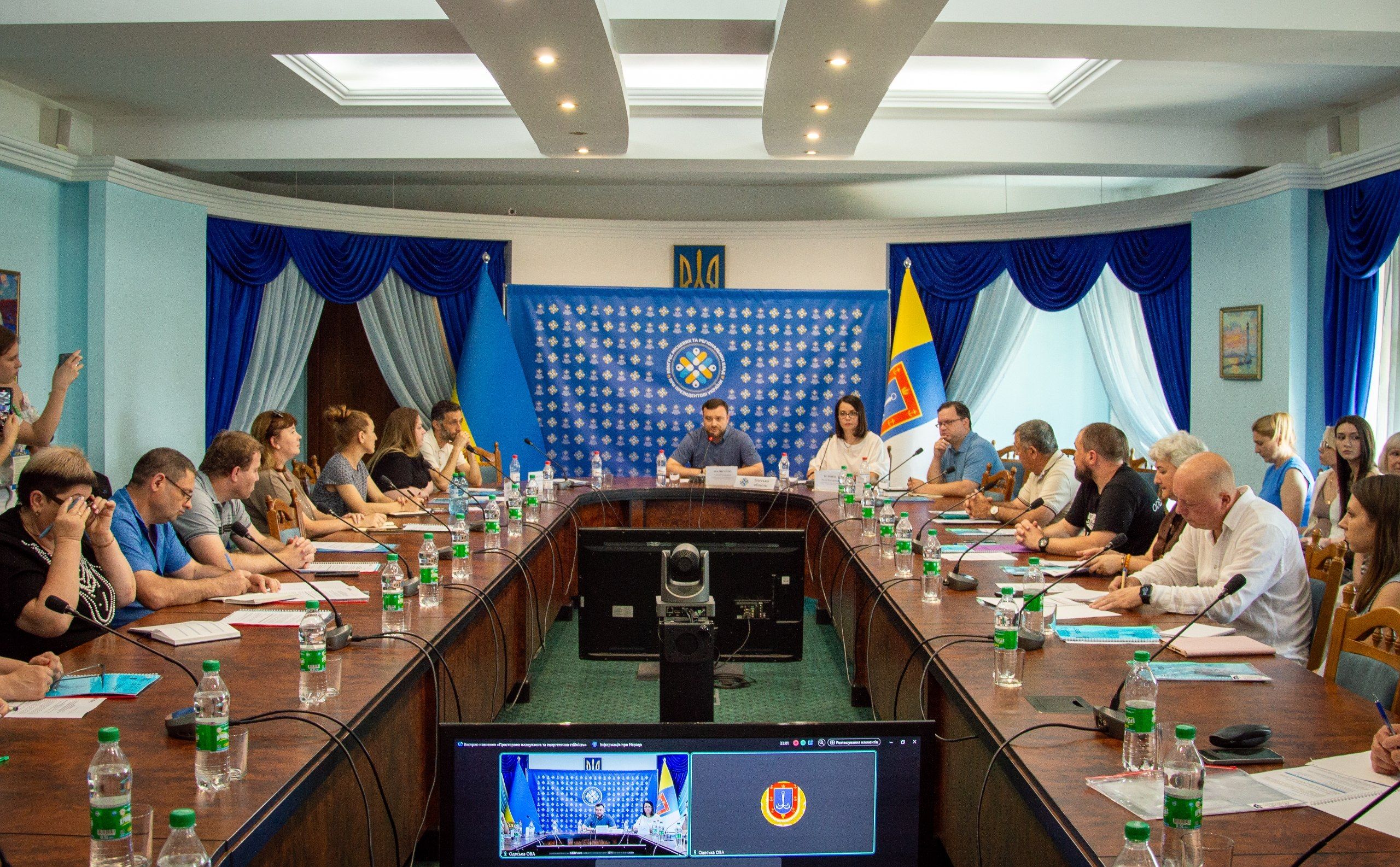 30 червня в Одеській ОВА відбулося навчання для представників територіальних громад області на тему: «2-й етап експрес-навчання в регіонах: просторове планування та енергетична стійкість».