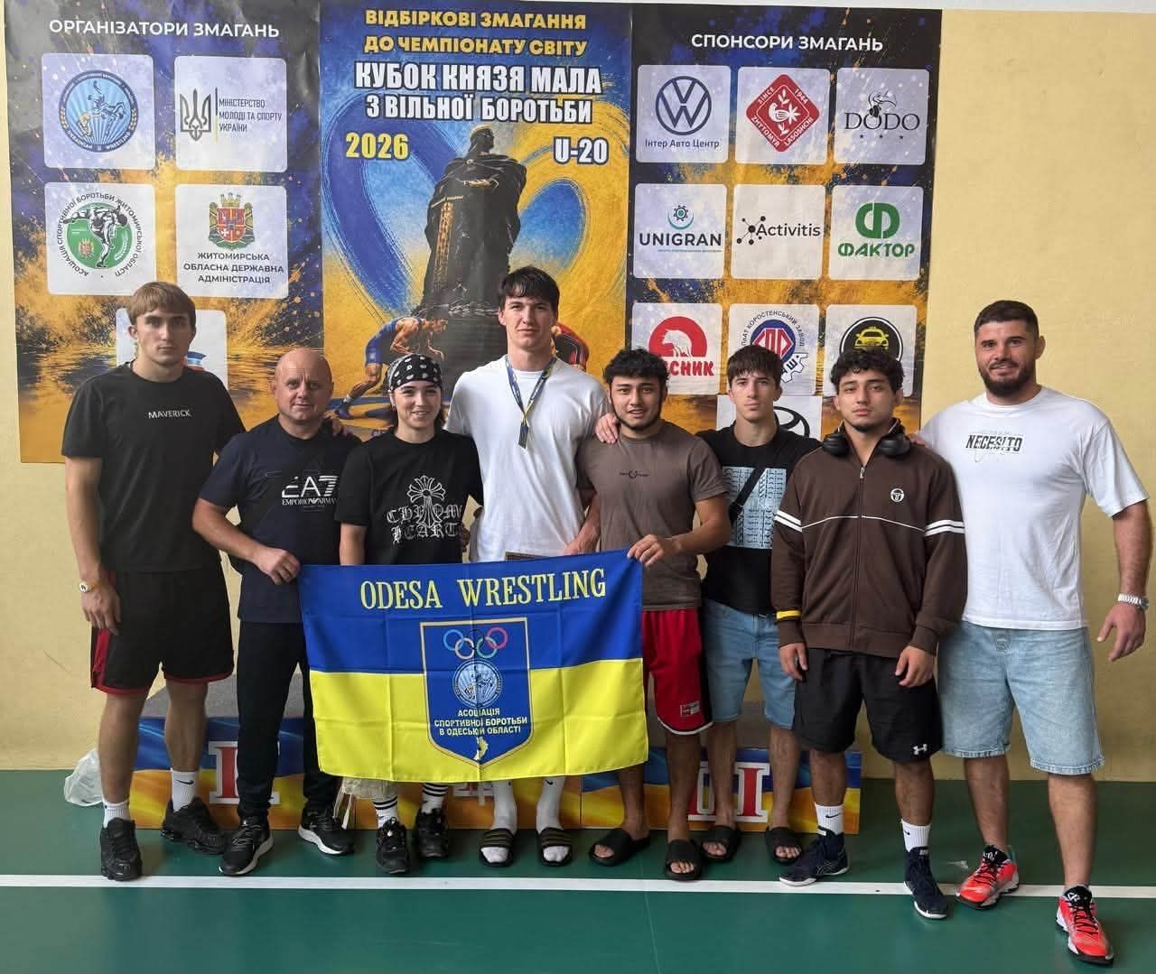 ️Борці Одещини вибороли право представляти Україну на чемпіонаті світу U20