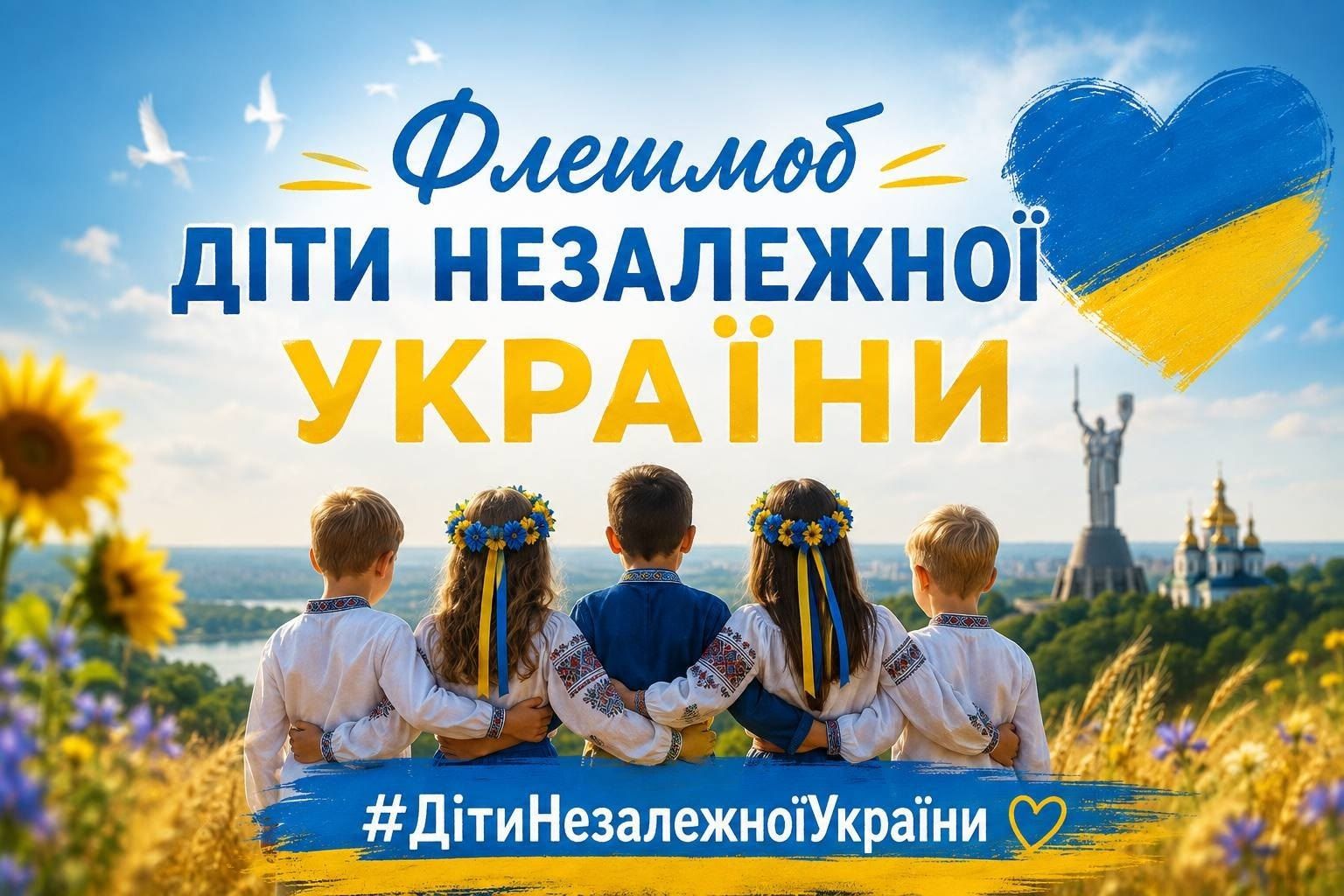 Флешмоб «Діти незалежної України»