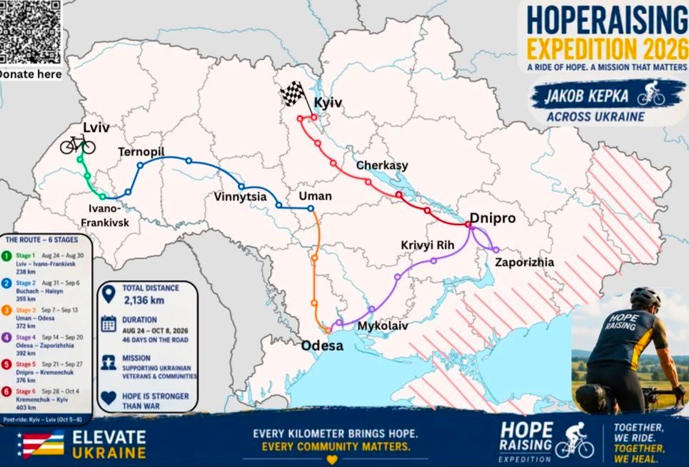 До Одеси завітає благодійна «HopeRaising Expedition II»